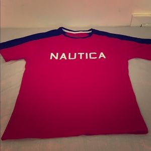 Nautica-Red & black shirt